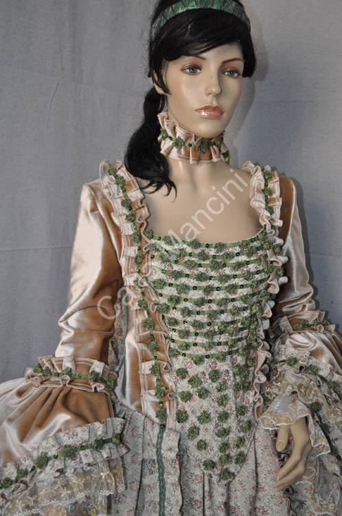 costume teatrale abito del 1700 (9)