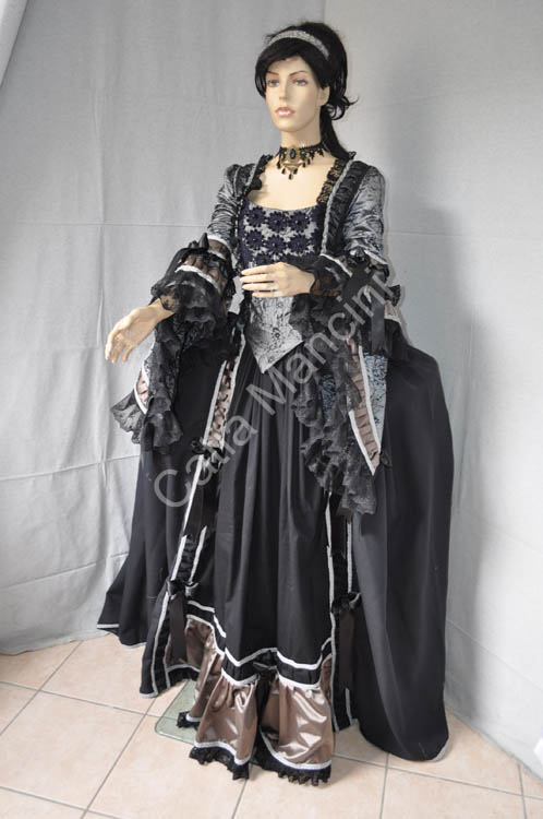 Vestito donna 1700 abito storico (11)