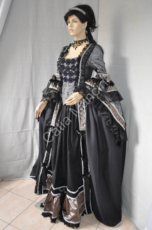 Vestito donna 1700 abito storico (2)