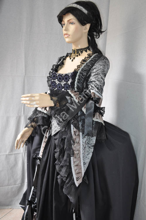 Vestito donna 1700 abito storico (6)