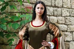 Costume Storico Medioevale Velluto (7)