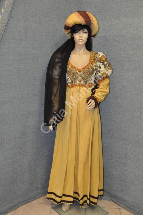 Vestito Donna del Medioevo (8)