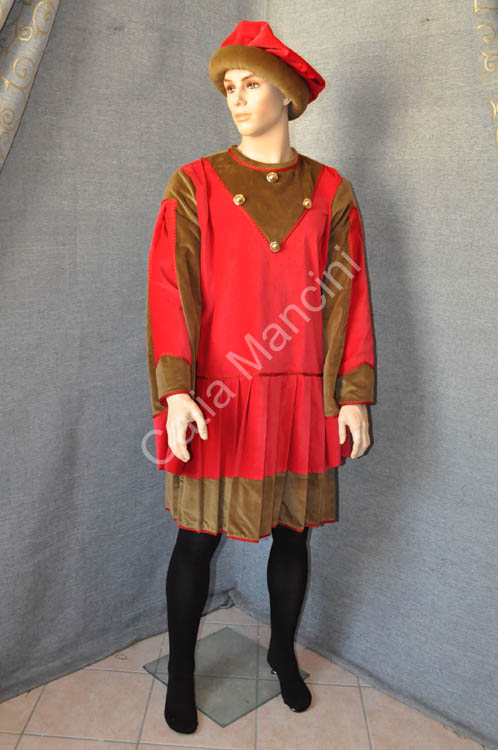Abbigliamento medioevale in velluto (14)