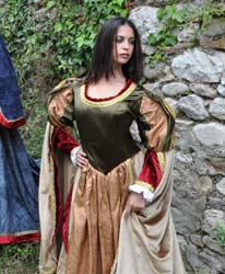 Costume Storico Medioevale Velluto (4)