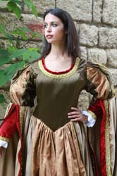 Costume Storico Medioevale Velluto (8)