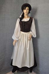 Abbigliamento locandiera medievale